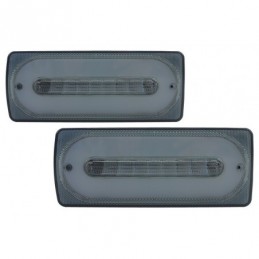 Led Taillights Light Bar suitable for MERCEDES G-class W463 (1989-2015) Smoke Dynamic Sequential Turning Lights, Eclairage Merce