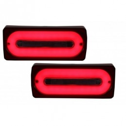 Full LED Taillights Light Bar suitable for MERCEDES G-class W463 (1989-2015) RED Dynamic Sequential Turning Lights, Eclairage Me