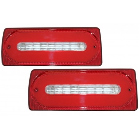 Full LED Taillights Light Bar suitable for MERCEDES G-class W463 (1989-2015) RED Dynamic Sequential Turning Lights, Eclairage Me