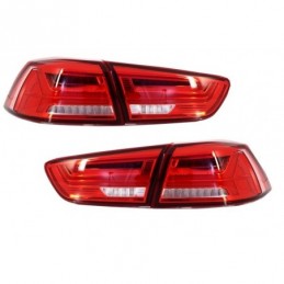 tuning LED Taillights suitable for MITSUBISHI Lancer 08+ / EVO X 08 + Flowing Dynamic Turning Light