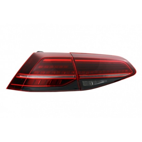 LED Feux arriere VW Golf 7 & 7.5 VII (2012-2019) Facelift Retrofit G7.5 Look Dynamic Sequential Turning Lights Dark Cherry Red, 