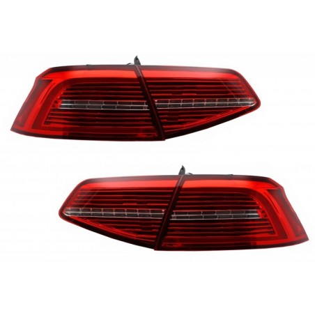 LED Taillights suitable for VW Passat B8 3G (2015-2019) Limousine Matrix R line with Sequential Dynamic Turning Lights, Eclairag
