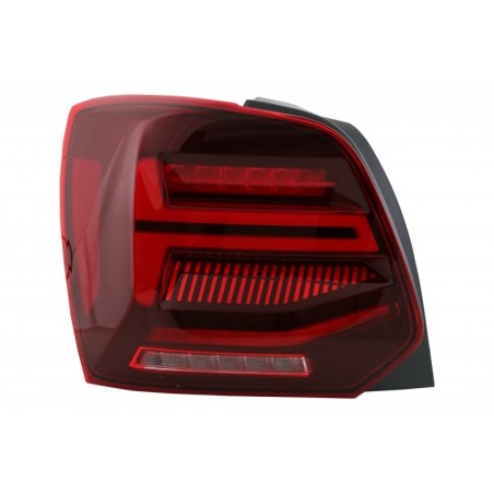 Taillights Full LED suitable for VW Polo 6R 6C 61 (2011-2017) Sequential Dynamic Turning Lights Vento Look, Eclairage Volkswagen