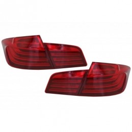 LED Taillights M Performance suitable for BMW 5 Series F10 (2011-2017) RED LCI Design, Eclairage Bmw