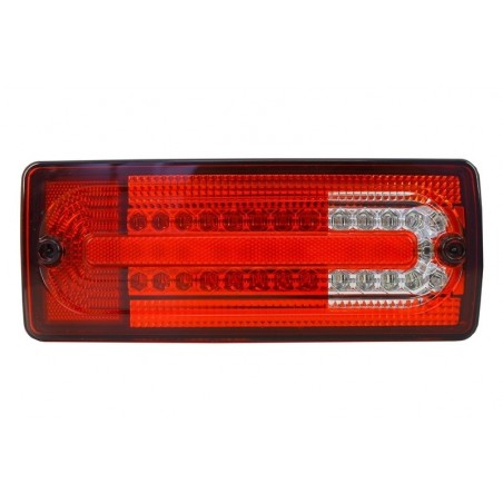 LED Taillights suitable for Mercedes G-class W463 (1989-2015) Red Clear, Eclairage Mercedes