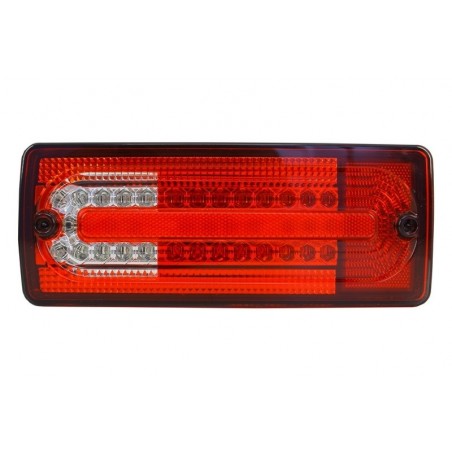 LED Taillights suitable for Mercedes G-class W463 (1989-2015) Red Clear, Eclairage Mercedes