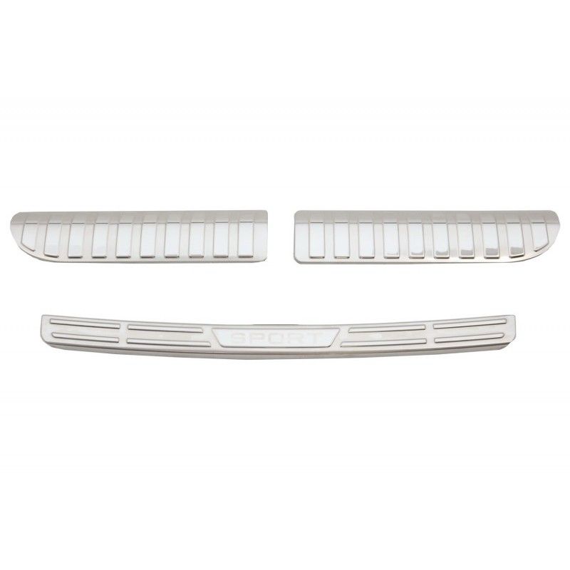 Rear Bumper Protector Sill Plate Foot Plate Aluminum Cover suitable for Range ROVER Sport L494 (L494) (2014-up), Land Rover
