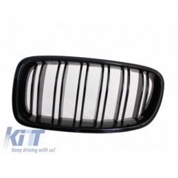 Complete Body Kit suitable for BMW F30 (2011-up) M-Performance Design with Central Grilles Double Stripe M Design Piano Black, N