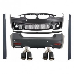 Complete Body Kit suitable for BMW F30 (2011-2019) EVO II M3 CS Design with Dual Twin Exhaust Muffler Tips Carbon, Nouveaux prod