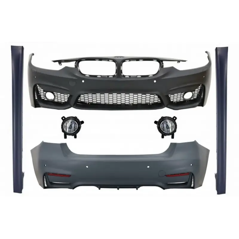 Top quality Real carbon fiber car body kit tuning front bumper fog