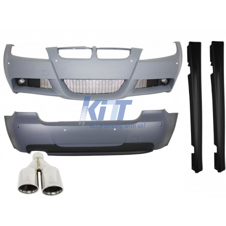 Body Kit suitable for BMW 3 Series Touring E91 (2005-2008) M-Technik Design With Exhaust Muffler M-Power, Nouveaux produits kitt