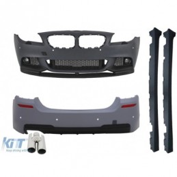 Complete Body Kit suitable for BMW F10 5 Series (2011-up) M-Performance Look+Exhaust Muffler Tips ACS Design Left, Nouveaux pro