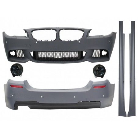 Complete Body Kit suitable for BMW F10 5 Series (2011-2014) M-Technik Design With Fog Light Projectors Smoke, Nouveaux produits 