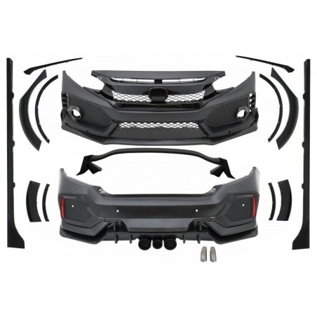 Body Kit suitable for Honda Civic MK10 FC/FK (2016-Up) Sedan Type R-Design, Nouveaux produits kitt