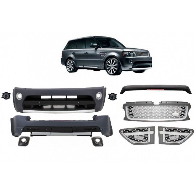 Body Kit suitable for Land Range Rover Sport L320 Facelift (2009-2013) Autobiography Design Silver Grille Edition, Nouveaux prod