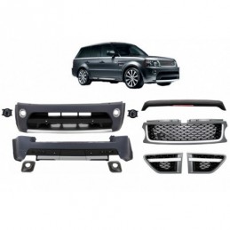 Body Kit suitable for Land Range Rover Sport L320 Facelift (2009-2013) Autobiography Design Platinum Black Grille Edition, Nouve