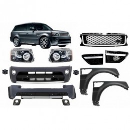 Complete Body Kit suitable for Range ROVER Sport Facelift 2005-2013 L320 Autobiography Design Black Edition, Nouveaux produits k