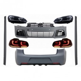 Complete Body Kit suitable for VW Golf VI 6 MK6 (2008-2013) R20 Design with Dynamic Sequential Turning Light, Nouveaux produits 