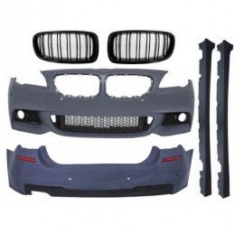 Complete Body Kit suitable for BMW F11 (2010-2014) Central Grilles Kidney Double Stripe M Design Piano Black, Nouveaux produits 