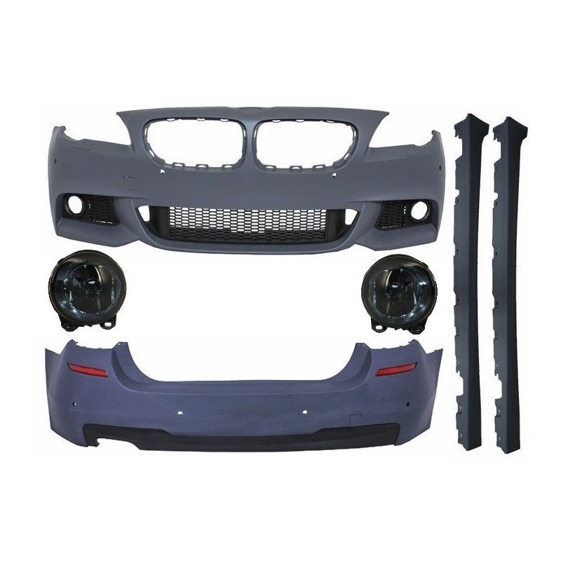 Complete Body Kit with Fog Light Projectors Smoke suitable for BMW F11 (2010-2014) M Design Black, Nouveaux produits kitt