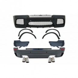 Complete Body Kit with Exhaust Muffler Tips Chrome suitable for BMW X5 E70 (2007-2013) X5M M Design, Nouveaux produits kitt