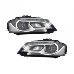 LED Headlights suitable for Audi A3 8P1 (2008-2012) Design Black Crystal-Clear, Nouveaux produits kitt