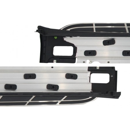 Body Kit Skid Plates Bumper Guards with Running Boards Side Steps Off Road suitable for Porsche Cayenne 958 (2010-2014), Nouveau