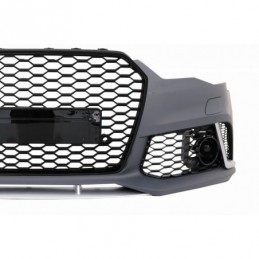 Complete Front Bumper with Add-On Spoiler Lip suitable for AUDI A6 C7 4G Facelift (2015-2018) RS6 Design, Nouveaux produits kitt