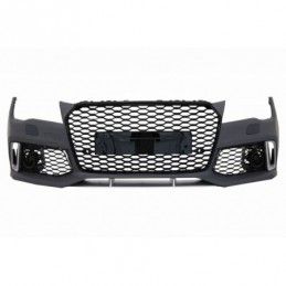 Front Bumper with Diffuser & Exhaust Tips and LED Taillights suitable for Audi A7 4G Pre-Facelift (2010-2014) RS7 Design, Nouvea