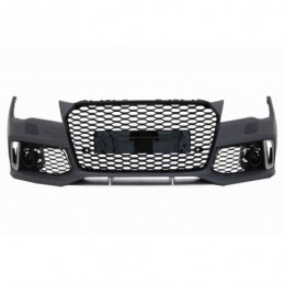 Front Bumper with Add-On Spoiler Lip Real Carbon suitable for AUDI A7 4G Pre-Facelift (2010-2014) RS7 Design, Nouveaux produits 