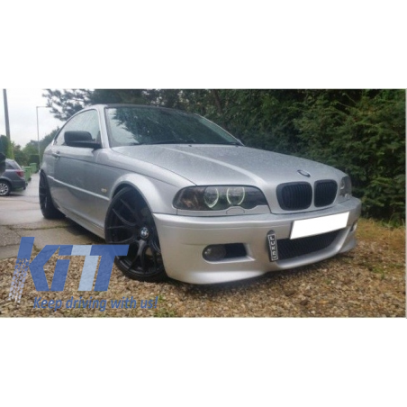 Front Bumper with Fog Lights & Covers suitable for BMW 3 Series E46 (1998-2004) M3 Look, Nouveaux produits kitt