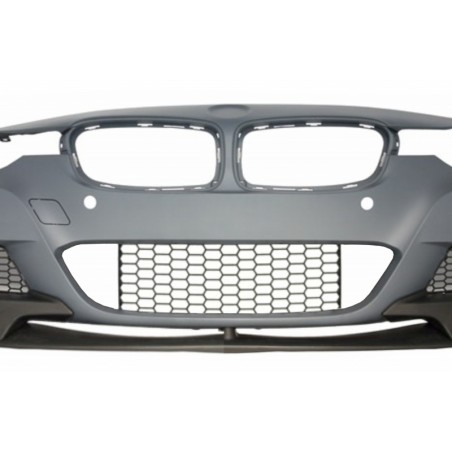 Front Bumper with Fog Light Projectors Spoiler suitable for BMW 3 Series F30 F31 Sedan Touring (2011-up) M-Performance Design, N
