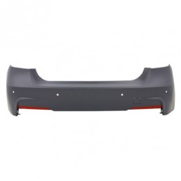 Rear Bumper M-Technik with Valance Diffuser Single/Double Outlet Piano Black M Performance suitable for BMW 3 Series F30 (2011+)