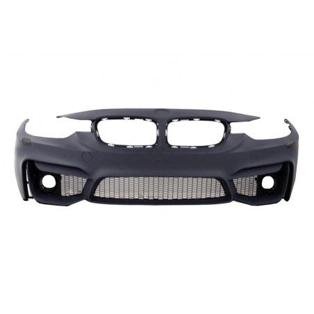 Front Bumper suitable for BMW 3 Series F30 F31 (2011-up) with Fog Lamps and Kidney Grilles Double Stripe M3 Design, Nouveaux pro