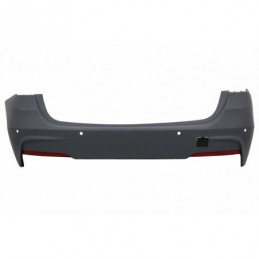 Rear Bumper suitable for BMW F31 3 Series Touring Non LCI & LCI (2011-2018) M-Performance Design Double Outlet Single Exahust, N