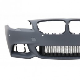 Front Bumper with Spoiler Lip and Kidney Grilles suitable for BMW 5 Series F10 F11 (2010-2017) M-Performance Sport M550 Design, 
