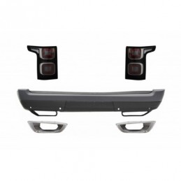 Rear Bumper with Exhaust and Full LED Taillights suitable for Range Rover Vogue L405 (2013-2017) Facelift Design, Nouveaux produ