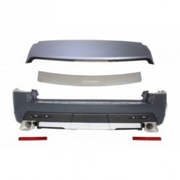 Rear Bumper with Foot Plate and Roof Spoiler suitable for Land Rover Range Rover Sport (2005-2009) L320 Autobiography Design, No