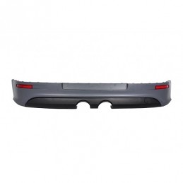 Rear Bumper Extension Complete Exhaust System suitable for VW Golf V 2003-2008 with Taillights Black/Smoke Dynamic R32 Look, Nou