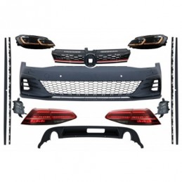 Complete Body Kit with Headlights and Taillights LED suitable for VW Golf 7.5 VII Facelift (2017-up) GTI Design, Nouveaux produi