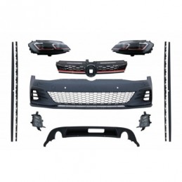 Body Kit and LED Headlights Sequential Dynamic Turning Lights suitable for VW Golf 7.5 VII Facelift (2017-up) GTI Design, Nouvea