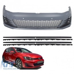 Front Bumper suitable for VW Golf VII Golf 7 2013-up GTI Look with Side Skirts, Nouveaux produits kitt