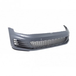 Front Bumper suitable for VW Golf VII Golf 7 2013-up GTI Look with Headlights 3D LED DLR RED and Grille, Nouveaux produits kitt