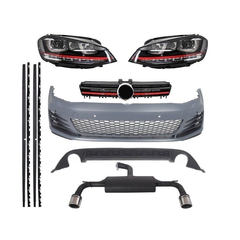 Complete Body Kit suitable for VW Golf VII 7 ( 2013-2016 ) GTI Design, Nouveaux produits kitt