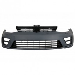 Front Bumper with LED Headlights Sequential Dynamic Turning Lights suitable for VW Golf VII 7 (2013-2017) R-Line Look, Nouveaux 