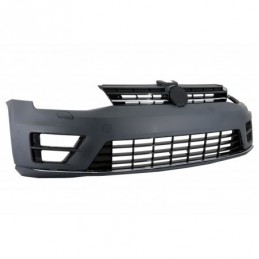 Front Bumper with RHD LED Headlights Sequential Dynamic Turning Lights suitable for VW Golf VII 7 (2013-2017) R-Line Look, Nouve