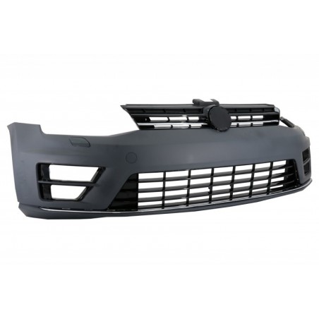 Front Bumper with RHD LED Headlights Sequential Dynamic Turning Lights suitable for VW Golf VII 7 (2013-2017) R-Line Look, Nouve