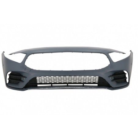 Front Bumper with Central Grille suitable for Mercedes A-Class W177 Hatchback / V177 Sedan (2018-Up) GT-R Panamericana Design, N