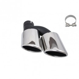 Exhaust Muffler Tip Tail Pipe Left Side suitable for Audi A3 A4 A5 A6 A7 A8 to S3 S4 S5 S6 S7 S8 SQ3 SQ5 S-Design, Nouveaux prod