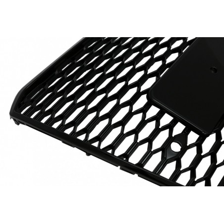 Front Grille suitable for AUDI A8 D4 Facelift (2014-2017) RS8 Design Piano Black, Nouveaux produits kitt